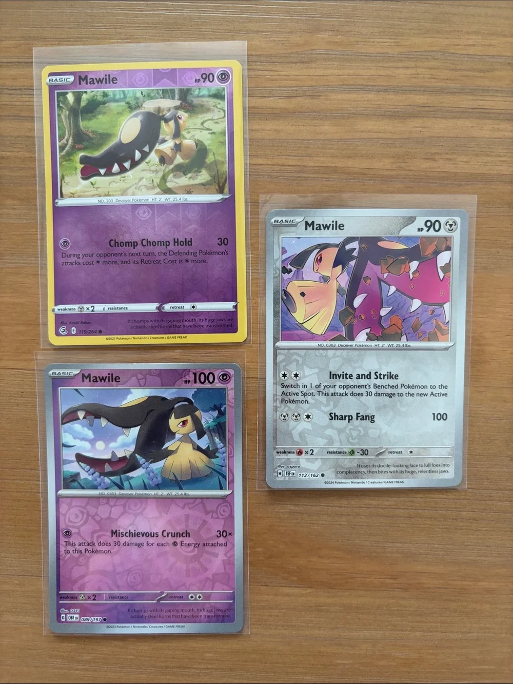 Mawile Character Pokémon Card Lot | 3 Cards | Reverse Holo ✨5/$25✨